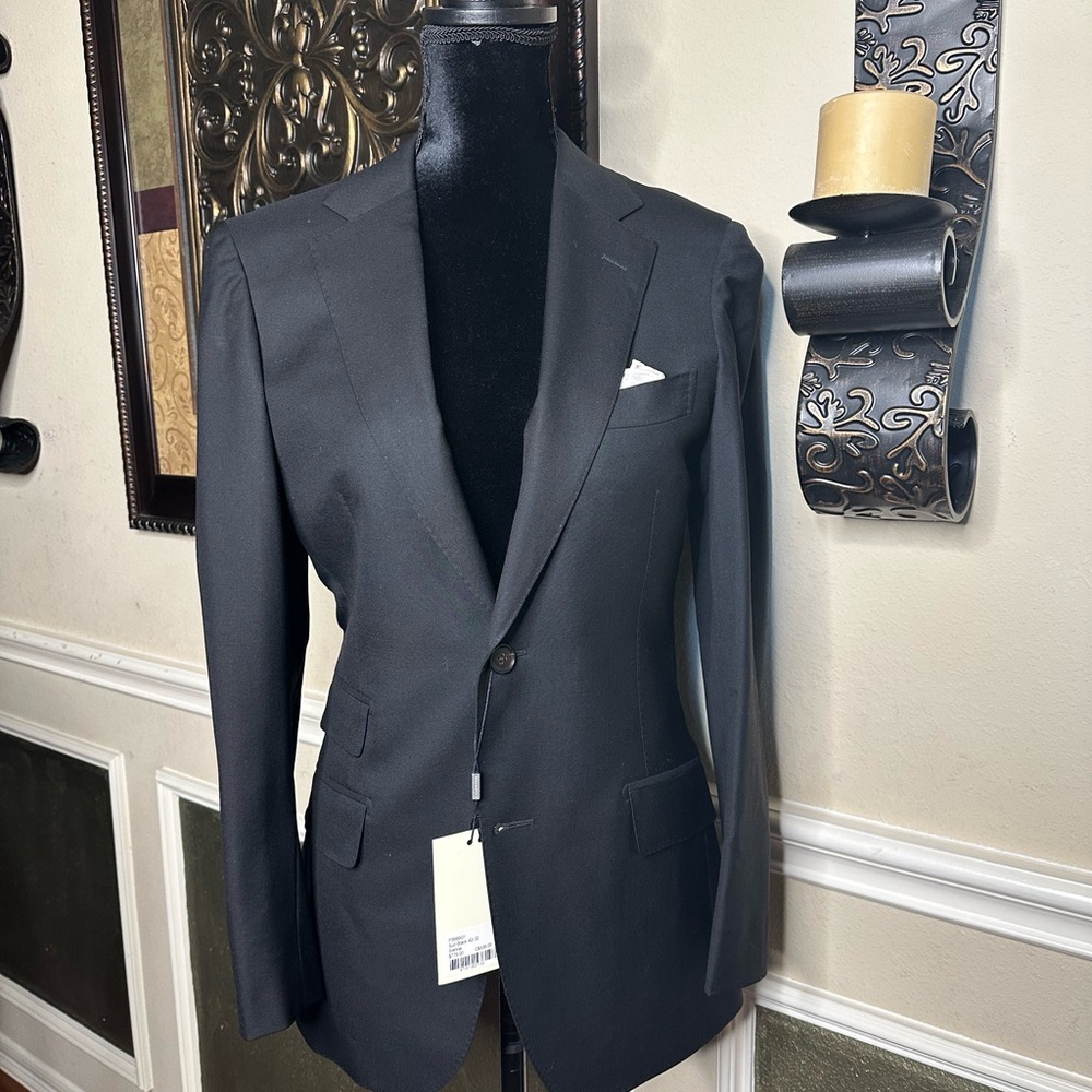 Suitsupply Vitale Barberis
Canonico Super 150s Black Men's Blazer